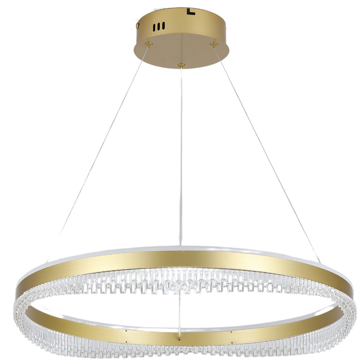Lampa sufitowa wisząca ring LED MD560-1GD 