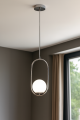 LAMPA WISZĄCA SUFITOWA KULE NOWOCZESNA K-1-220FGD
