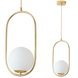 LAMPA WISZĄCA SUFITOWA KULE NOWOCZESNA K-1-220FGD