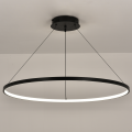 Lampa sufitowa wisząca ring LED MD8800-1BK