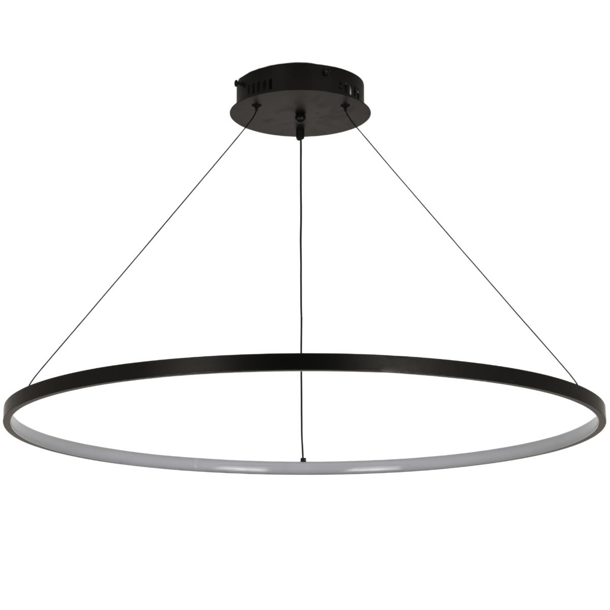 Lampa sufitowa wisząca ring LED MD8800-1BK