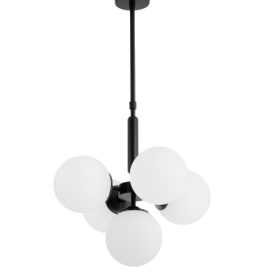 LAMPA SUFITOWA ŻYRANDOL KULE czarna K-5-420BK
