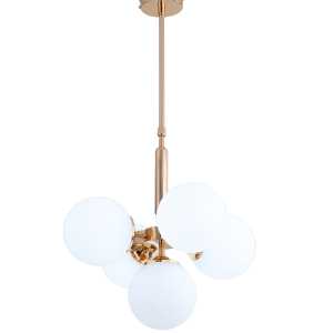 LAMPA SUFITOWA ŻYRANDOL KULE złota K-5-420FGD