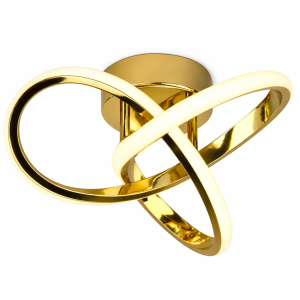 Lampa sufitowa plafon złota LED D250GD