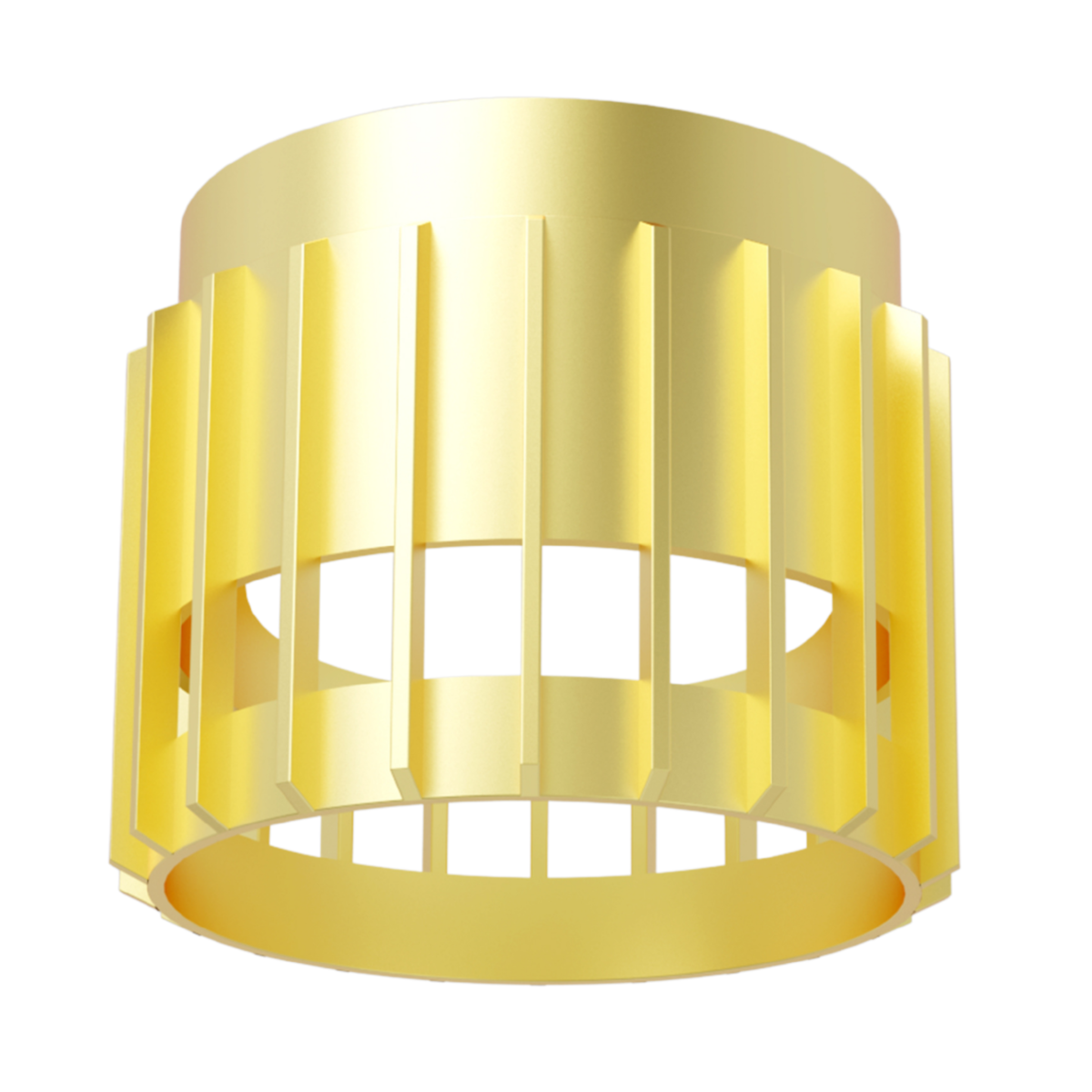 Oprawa sufitowa tuba GX53 zlota GX854GD