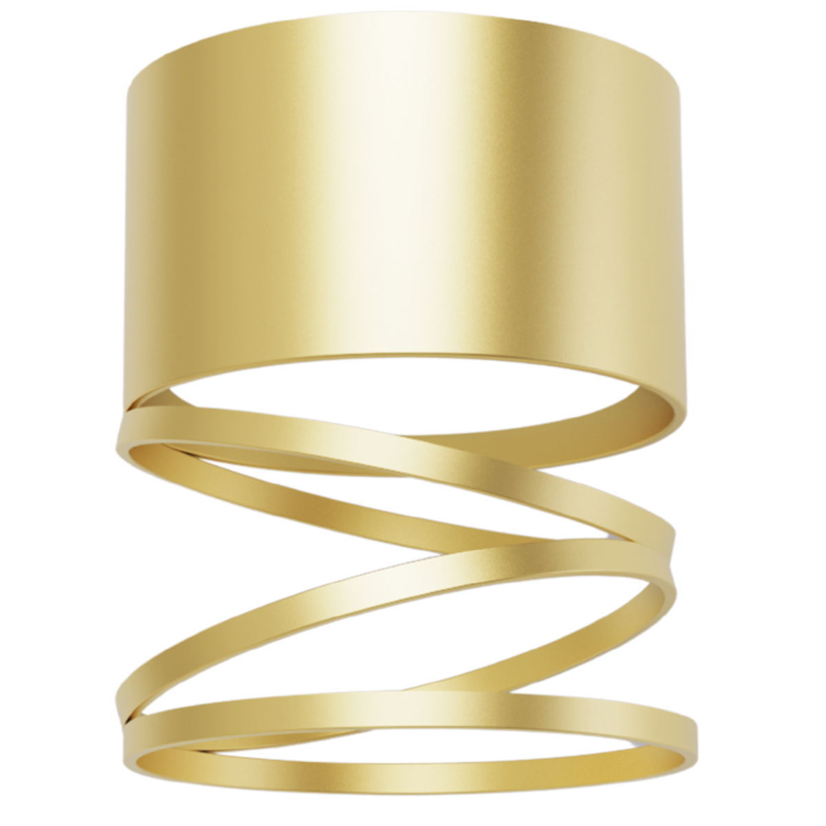 Oprawa sufitowa tuba GX53 zlota GX853GD