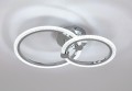 Lampa sufitowa chrom ŻYRANDOL LED QW118-2CH
