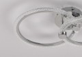 Lampa sufitowa chrom ŻYRANDOL LED QW118-2CH