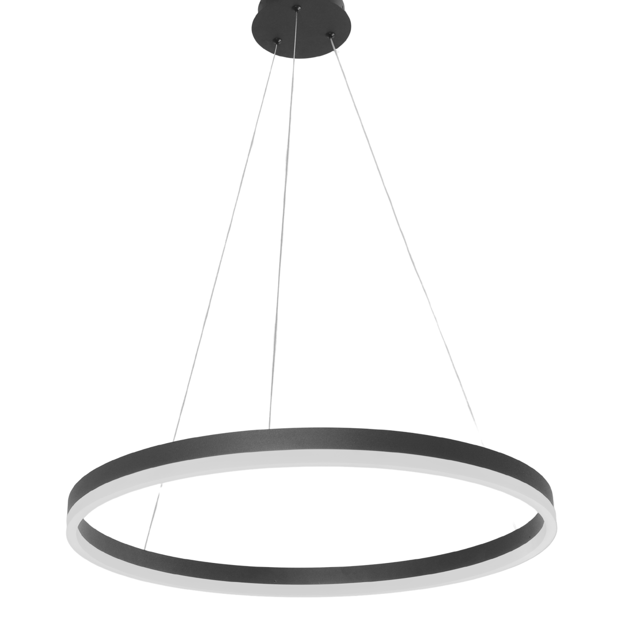 Lampa sufitowa wisząca ring LED MD8087-1WH