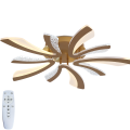 Lampa sufitowa zlota ŻYRANDOL LED Y115-5GD