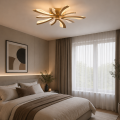 Lampa sufitowa zlota ŻYRANDOL LED Y115-5GD