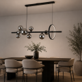 Lampa sufitowa WISZĄCA kule czarna K-7-750BK