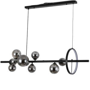 Lampa sufitowa WISZĄCA kule czarna K-7-750BK