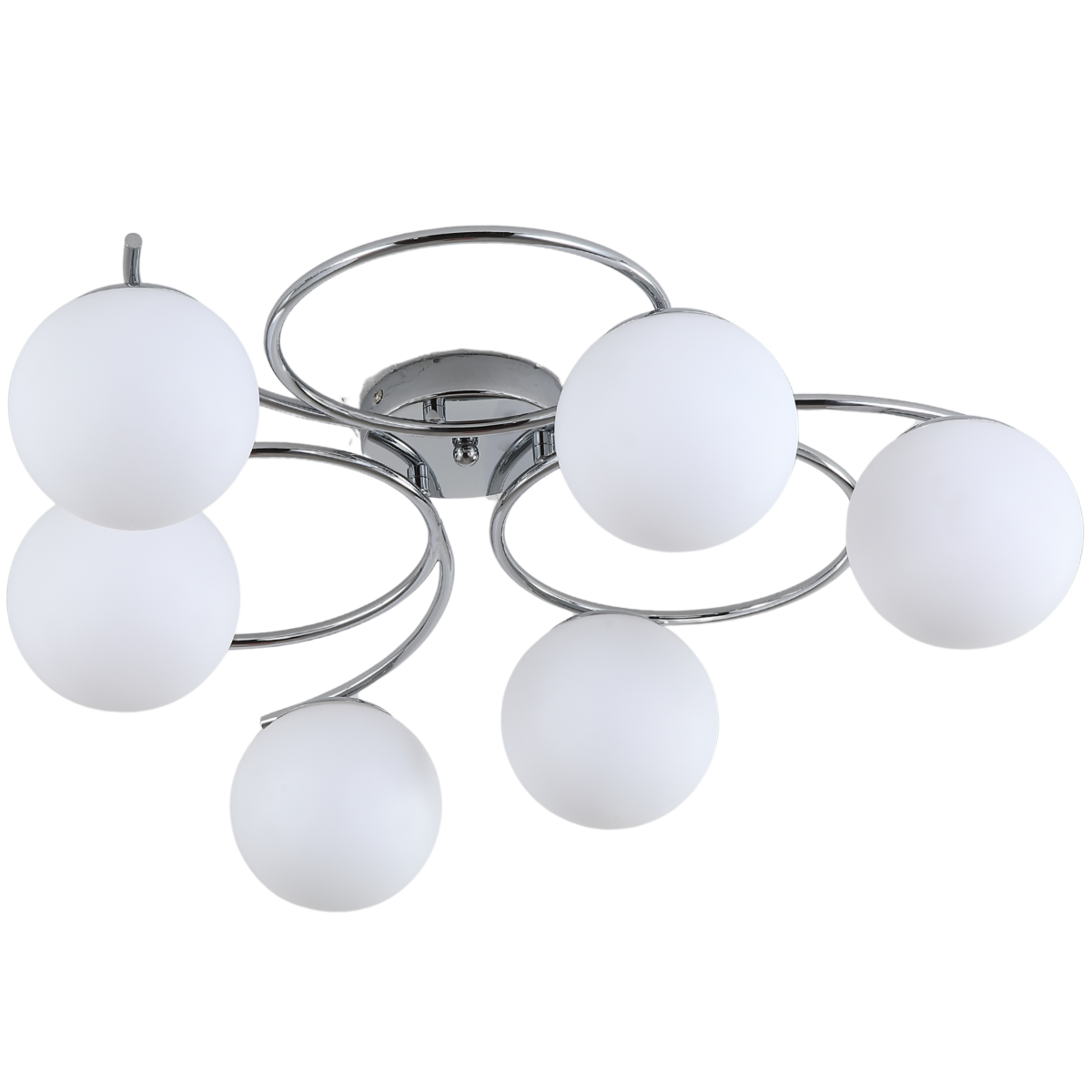LAMPA SUFITOWA ŻYRANDOL KULE chrom K-6-805CH