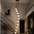 Lampa sufitowa WISZĄCA kule czarna K-10-999BK