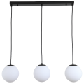 Lampa sufitowa WISZĄCA kule czarna K-3-140BK