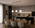 Lampa sufitowa WISZĄCA kule chrom K-3-140CH