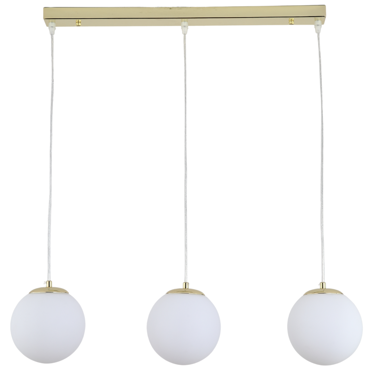 Lampa sufitowa WISZĄCA kule złota K-3-140GD