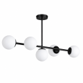 LAMPA SUFITOWA ŻYRANDOL KULE czarna K-5-464BK