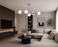 LAMPA SUFITOWA ŻYRANDOL KULE chrom K-5-464CH
