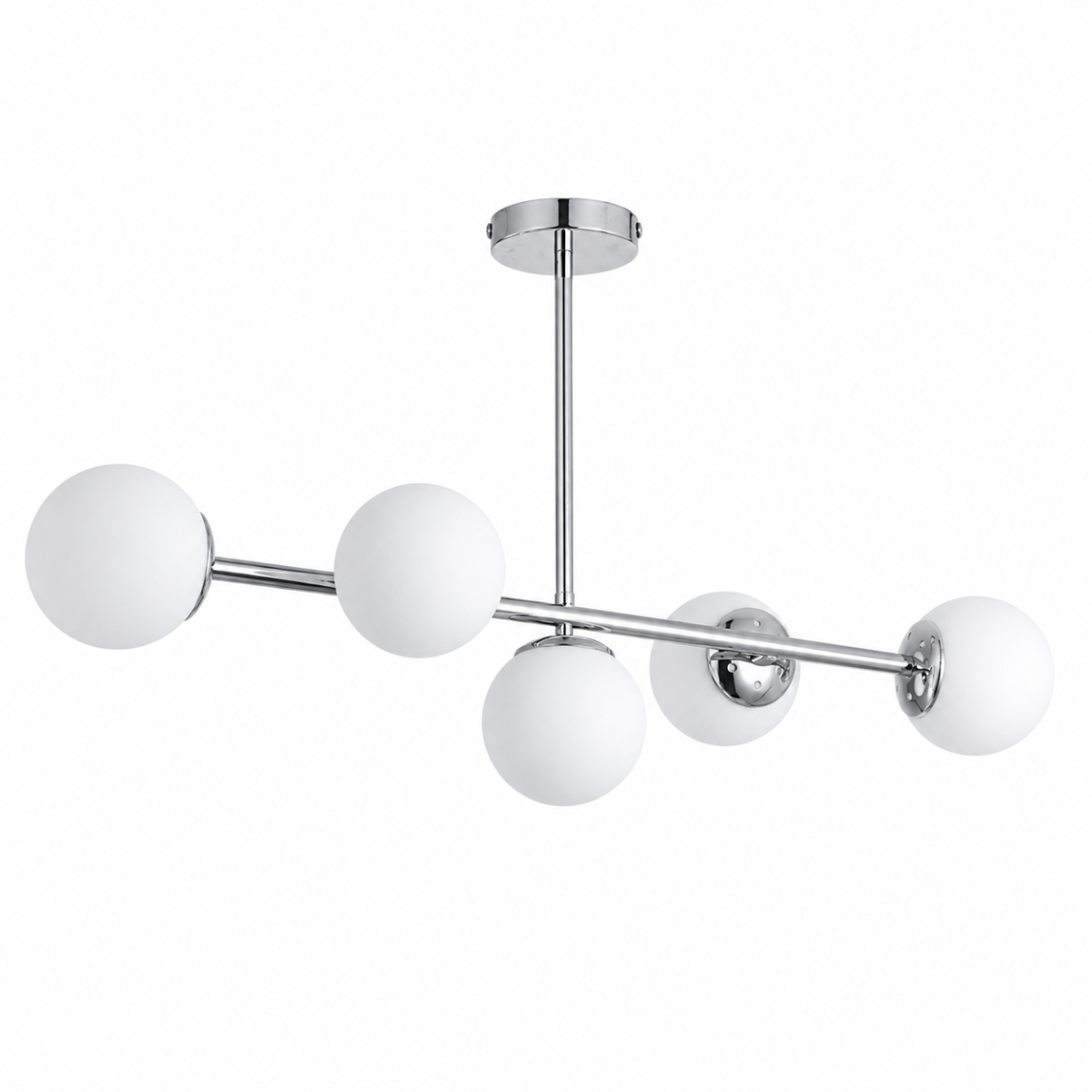 LAMPA SUFITOWA ŻYRANDOL KULE chrom K-5-464CH