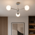 LAMPA SUFITOWA ŻYRANDOL KULE chrom K-3-713CH