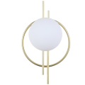 LAMPA nowoczesna ścienna kinkiet kule K-1-002GD