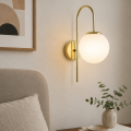 LAMPA nowoczesna ścienna kinkiet kule zlota K-1-001GD