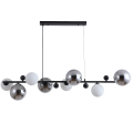 LAMPA WISZĄCA SUFITOWA ŻYRANDOL KULE czarna NOWOCZESNA K-8-341BK