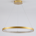 Lampa sufitowa wisząca ring LED MD346-1BG