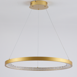 Lampa sufitowa wisząca ring LED MD346-1BG