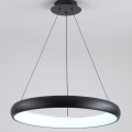 Lampa sufitowa wisząca ring czarna LED MD676BK