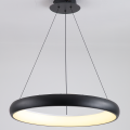 Lampa sufitowa wisząca ring czarna LED MD676BK