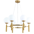 LAMPA WISZĄCA SUFITOWA ŻYRANDOL KULE złota K-6-231C
