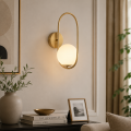 LAMPA nowoczesna ścienna kinkiet kule K-1-004C