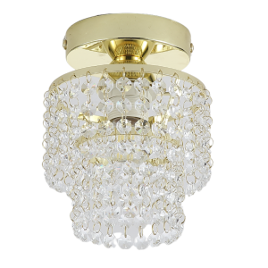 Lampa sufitowa KRYSZTAŁOWA plafon K-1-441GD