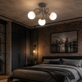 LAMPA SUFITOWA ŻYRANDOL KULE K-3-330GR