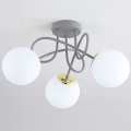 LAMPA SUFITOWA ŻYRANDOL KULE K-3-330GR