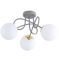 LAMPA SUFITOWA ŻYRANDOL KULE K-3-330GR