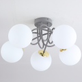 LAMPA SUFITOWA ŻYRANDOL KULE K-5-350GR